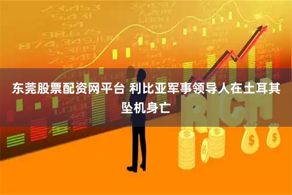 东莞股票配资网平台 利比亚军事领导人在土耳其坠机身亡